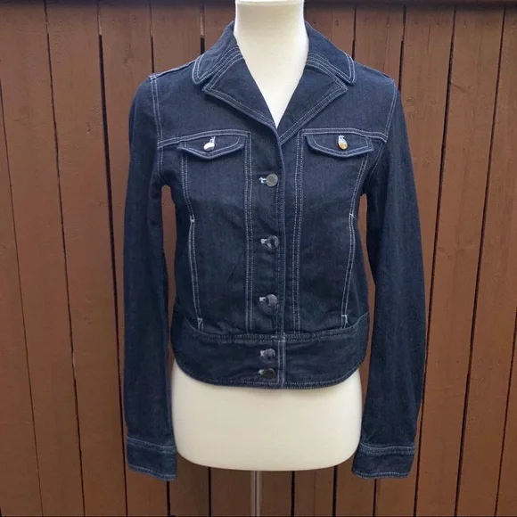 T Tahari | NWT Jean Jacket Size Small - Picture 6 of 13